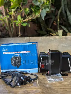 Step Up / Step Down Transformer - Black