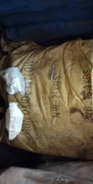 Yellow Iron Oxide Pigment For Construction Works | Premium Quality | Interior & Exterior Use | High Coverage | Weatherproof & Washable | Used – Inspected & Good Condition