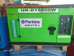 Perkins 15kva Silent Diesel Generator With Remote Start | Perkins / Honda / Kama Engine | Silent Canopy | 100% Copper Alternator | Key & Auto Start | 1–5 Year Warranty