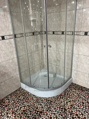 Shower Cubicle Glass Enclosure 90/90cm | Anti-Rust Stainless Steel | Overhead + Hand Shower + Shattaf | Hot & Cold Thermostatic | 4-in-1 Available
