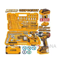 152 PCS Cordless 
Impact Wrench 
Tools Set