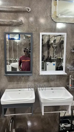 Mini Sized Cabinet Basin No Space Consumption | Ceramic / Marble / Stone Resin | Wall-Hung & Floor-Standing | With Mirror & Cabinet Options Available