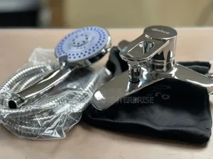 Hot And Cold Shower Tap | Anti-Rust Stainless Steel | Overhead + Hand Shower + Shattaf | Hot & Cold Thermostatic | 4-in-1 Available