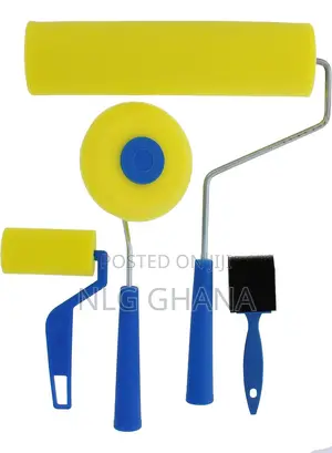 4-Piece Paint Roller Set for Walls, Ceilings