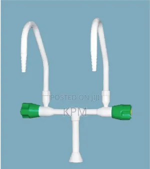 Solid Brass 2 - Way Bench Mounted Chemical Faucet Laboratory Tap | Stainless Steel / Brass | Hot & Cold | Single & Double Handle | Ceramic Disc Cartridge | Anti-Drip