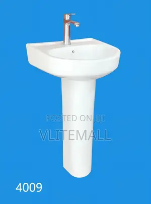 Pedestal Basin - Wash Hand Basin - Bathroom Sink 4005