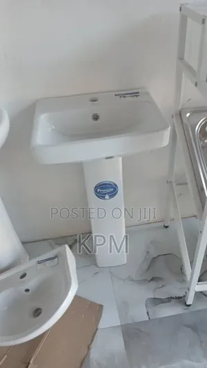 Square Basin With Ceramic Stand Luxury | Quality Grade | Durable Construction | Residential & Commercial | All Accessories Available