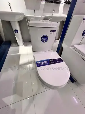 Frencia Slim Tank Water Closet_045 Close Couple Wc | Ceramic Glaze | P & S Trap Options | Dual Flush / Press Top | UK / Italian Standard | 10+ Year Durability