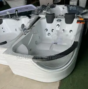 Double Jacuzzi | Acrylic / Fibreglass / Cast Iron | Hydrotherapy Jets | LED & Bluetooth Options | P-Trap Waste Included