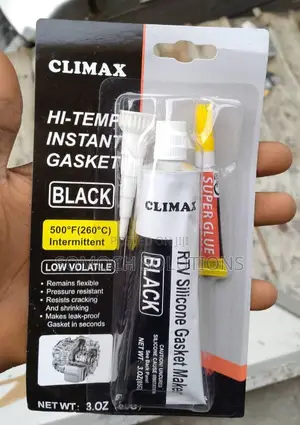RTV Silicon Gasket Maker Black Climax Hi-Temp Instant