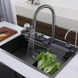 75*46 Cm Automatic Smart Digital Led Kitchen Sink