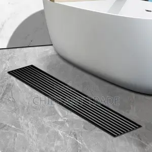 Black Floor Drainer. 40cm DLT-40