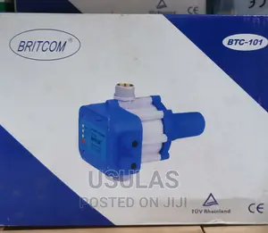 Shimge and Britcome Water Pump Booster | Auto On/Off | Dry-Run Protection | 10-Bar Rated | Compatible with All Surface & Borehole Pumps