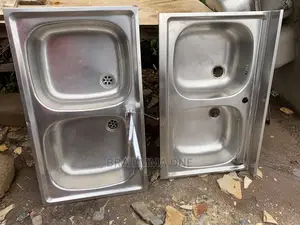 Home Used Double Sinks | Anti-Rust Stainless Steel / Granite Composite | Single & Double Bowl | Complete with Waste Trap & Tap | Used – Inspected & Good Condition