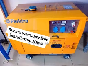 Supra Force Perkins 10kva 13000watts 10kva | Perkins / Honda / Kama Engine | Silent Canopy | 100% Copper Alternator | Key & Auto Start | 1–5 Year Warranty