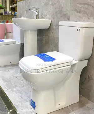 Frencia Water Closet + Sink Together With Water Tap