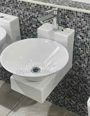 Wash Hand Basin, Ceramic Basin, Hang Wash Sink | Ceramic / Marble / Stone Resin | Wall-Hung & Floor-Standing | With Mirror & Cabinet Options Available