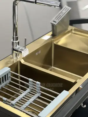 Kitchen Sink With Accessories (Gold)