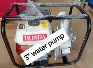 Domestic 3-Inches Honda Water Pump 7.5hp | 100% Copper Motor | 2"–6" Inlet/Outlet | 1-Year Warranty | Agricultural, Mining & Industrial Use