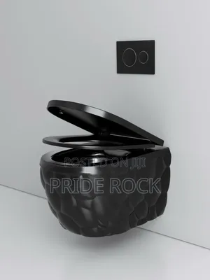 Quality Concealed, Wall Hang Black Wc With Tank