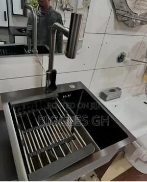 Single Bowl Armless Sink +Tap- Multi Functional Tap