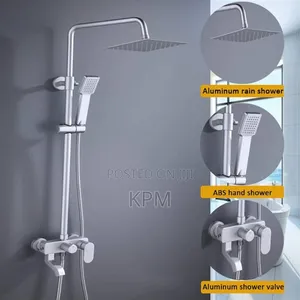 3 in 1 Aluminium Wall Mounted Shower Set Anti-Rust Factory Price