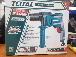 Total 710w 13mm Keyless Chuck Electric Drill | Electric Drill | 450W–900W | 13mm Keyless Chuck | Variable Speed 0–3000rpm | Hammer & Drill Modes