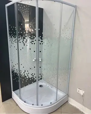 Walk in Shower Cubicle | Anti-Rust Stainless Steel | Overhead + Hand Shower + Shattaf | Hot & Cold Thermostatic | 4-in-1 Available