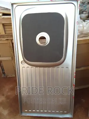 Block Kitchen Sink, 11⁄2 Waste, Flexible Tube and Tap