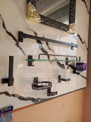 Quality Seven Piece Bathroom Accessories, Shower Accessories | Anti-Rust Stainless Steel / Chrome | Complete Sets Available | Modern & Classic Designs