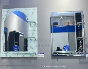 Every Design and Shape Bathroom Mirror Available | Anti-Rust Stainless Steel / Chrome | Complete Sets Available | Modern & Classic Designs