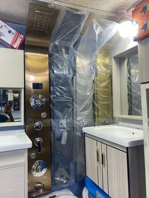 Shower Panel | Anti-Rust Stainless Steel | Overhead + Hand Shower + Shattaf | Hot & Cold Thermostatic | 4-in-1 Available