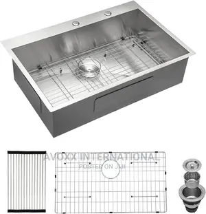Ghomeg (Accessories Included)Handmade Stainless Steel Sink