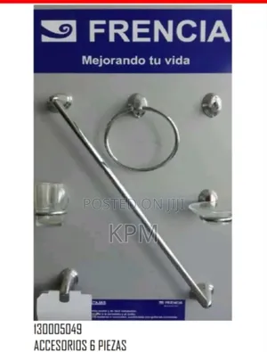 Frencia Bathroom Accessories Complete Set | Anti-Rust Stainless Steel / Chrome | Complete Sets Available | Modern & Classic Designs