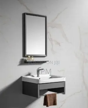 Cabinet Wash Hand Basin Space Saving | Ceramic / Marble / Stone Resin | Wall-Hung & Floor-Standing | With Mirror & Cabinet Options Available