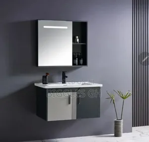 Cabinet Basin With Led Mirror