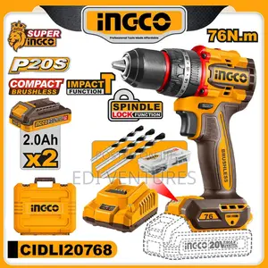 Ingco Cordless Brushless Impact Drill 76nm