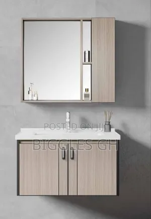 Cabinet Basin With Mirror 60cm