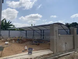 Down Support Grip Carport | Galvanised Steel Frame | Weatherproof Polycarbonate Cover | Custom Size | UV & Rain Resistant