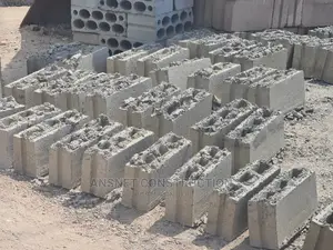 Sandcrete Hollow Blocks | Construction Grade | Quality Mix | Durable & Load-Bearing | Residential & Commercial Use