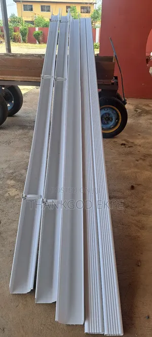 PVC Rain Gutter | UV-Stabilised PVC | Leak-Proof Joints | All Accessories Included | Easy DIY Installation