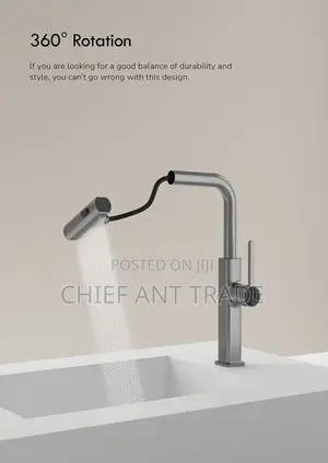 Pull Kitchen Faucet Tap Hot Cold. 6018h