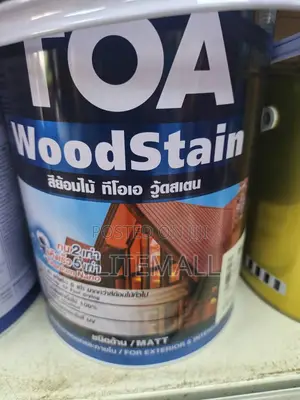Toa Woodstain Paint in a Matt Finish | Quality Grade | Durable Construction | Residential & Commercial Use | Available in Bulk