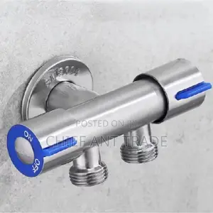 Double Angle Valve Silver