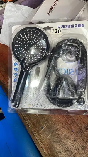 Solid Black Shower Handle