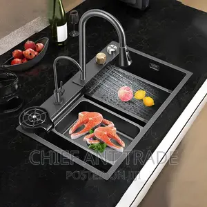 Luxury Waterfall Kitchen Sink. 80*45cm