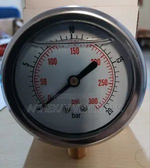 20 Bar Pressure Gauge (0–300 Psi)
