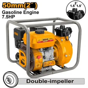 2 Inches Gasoline High Pressure Water Pump With 7.5hp Engine Gwp201h