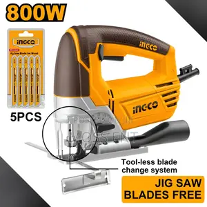 Jig Saw 800w - Tool Less # Js80028-1 | Jig Saw | 570W–800W / 20V Cordless | Tool-Less Blade Change | Wood 80–100mm / Metal 8–10mm Capacity