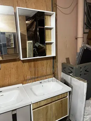 Brown Cabinets Basin